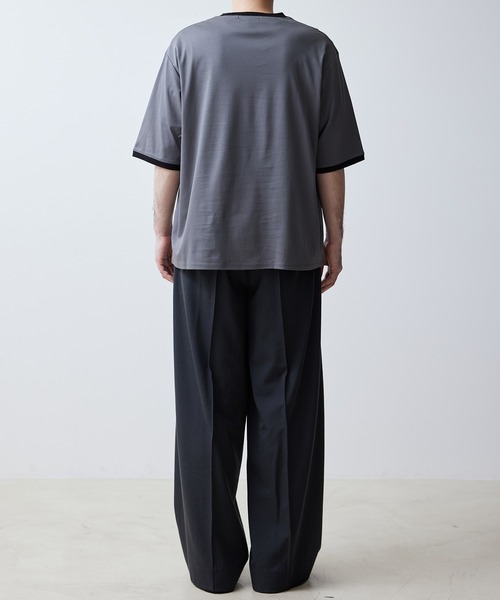ADAM ET ROPE' tシャツ 「WEB限定」カラーミックス リンガー
