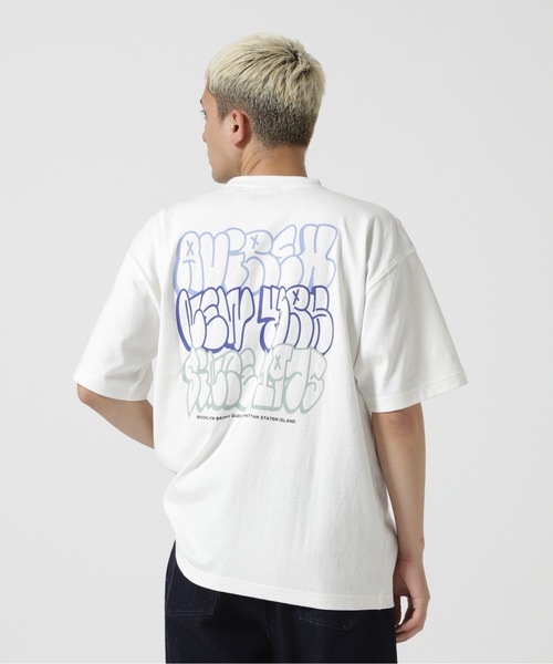 tシャツ GRAFFITI AVIREX T-SHIRT/グラフィティーTシャツ レディース AVIREX tシャツ 「直営店限定」GRAFFITI EMB T-SHIRT/グラフィ