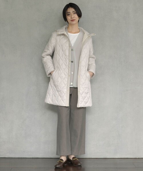 Jプレス 【洗える】高密度タフタキルティングロングコート 新品未使用　Mサイズ 楽天市場】【SALE／40%OFF】【洗える】高密度タフタ キルティング