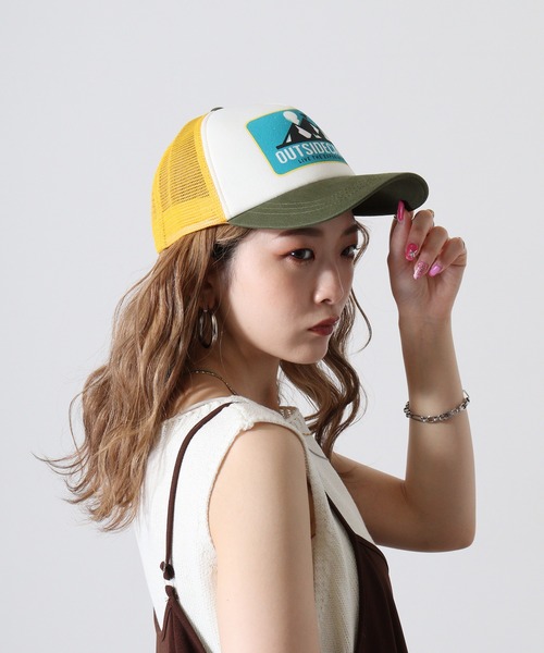 道楽メッシュキャップ Fab キャップ 帽子 プリントメッシュキャップ メンズ レディース