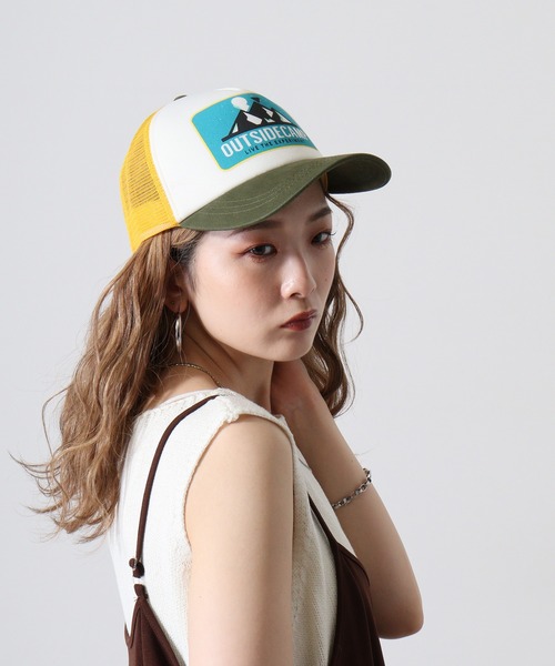 Fab キャップ 帽子 プリントメッシュキャップ メンズ レディース