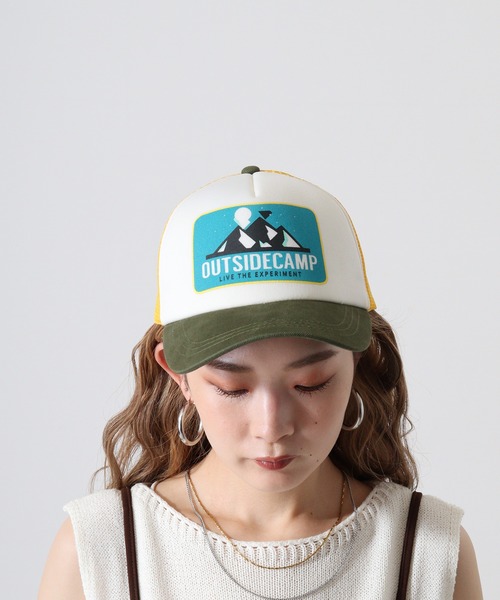 ④RAIDJAPAN メッシュキャップ Fab キャップ 帽子 プリントメッシュキャップ メンズ レディース
