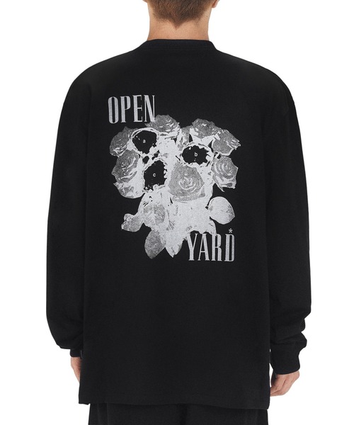 tシャツ 「OY/オーワイ」 ROSE OPYD LONG SLEEVE/ローズデザインロゴ長袖カットソー レディース メンズ OY/オーワイ』 ROSE OPYD LONG SLEEVE/ローズデザインロゴ長袖