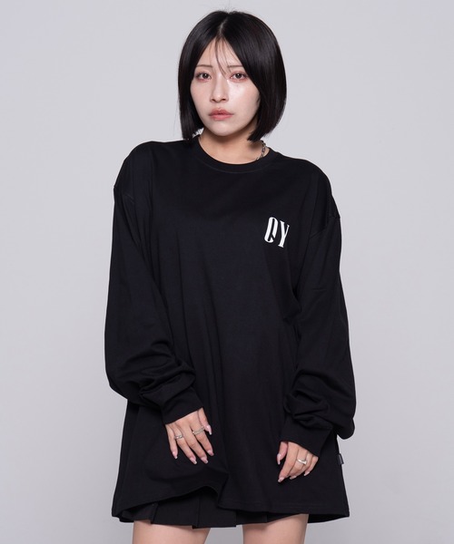 tシャツ 「OY/オーワイ」 ROSE OPYD LONG SLEEVE/ローズデザインロゴ長袖カットソー レディース メンズ OY/オーワイ』 ROSE OPYD LONG SLEEVE/ローズデザインロゴ長袖