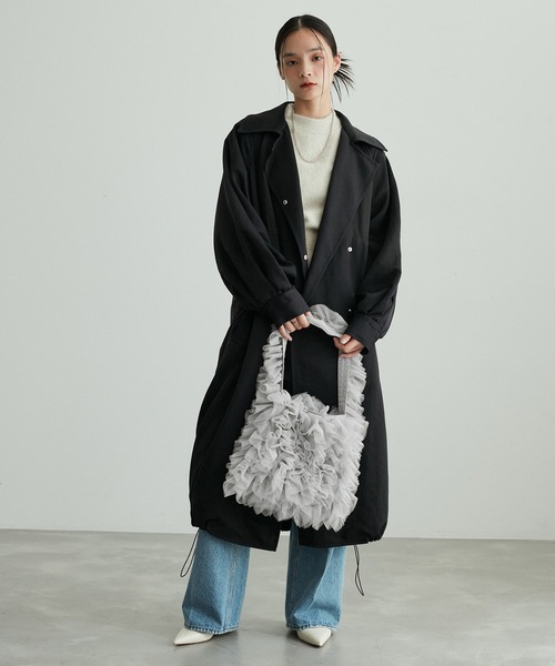 ADAM ET ROPE' FEMME フリルワンショルダーバッグ ADAM ET ROPE'（アダムエロペ） ショルダーバッグ バッグ 「一部WEB