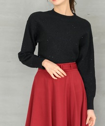 MISCH MASCH スパンコールハイネックニット MISCH MASCH（ミッシュマッシュ） ニット セーター スパンコール