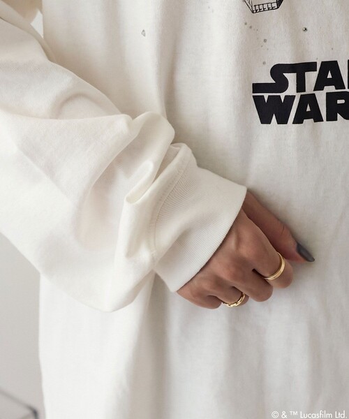 FREAK'S STORE スターウォーズ Tシャツ FREAK'S STORE/STARWARS/スターウォーズ(Graphic) フロスト加工