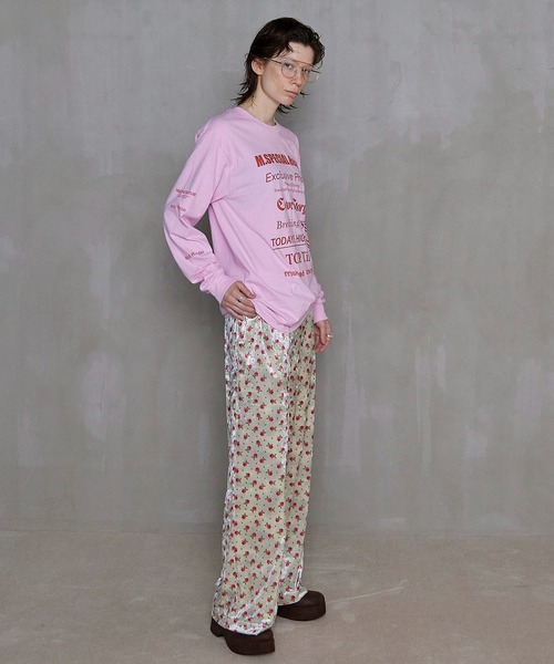 MAISON SPECIAL tシャツ MAGAZINE HEADING Long Sleeve T-shirt