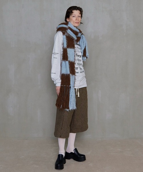 MAISON SPECIAL tシャツ MAGAZINE HEADING Long Sleeve T-shirt