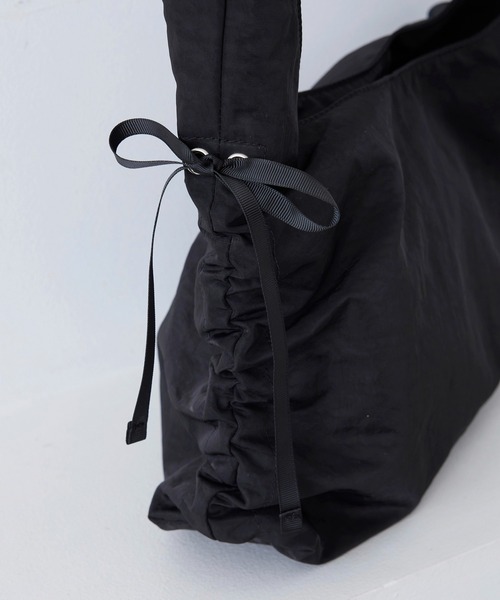 ショルダーバッグ バッグ Nylon sidegather oneshoulder bag/ナイロン サイドギャザー ワンショルダー バッグ レディース | EFOLE | 08