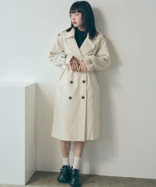 AO2 トレンチコート コート Long Trench Coat / ロングトレンチ