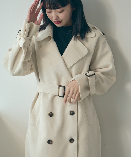 GALLERY ロングコートトレンチコート AO2 トレンチコート コート Long Trench Coat / ロングトレンチ