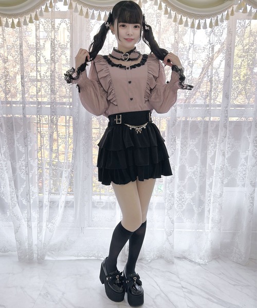 lizlisa ブラウン花柄スカパン スカート キュロット スカート・スカパン ｜ LIZ LISA（リズリサ）公式通販 ｜ Tokyo Kawaii