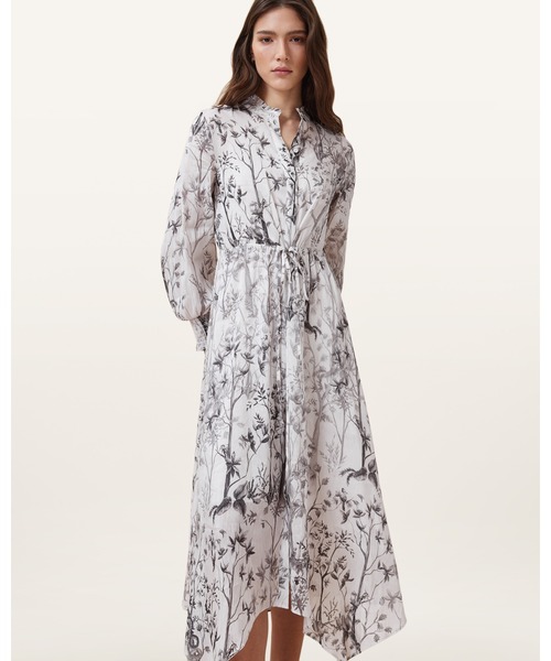 ALLSAINTS ワンピース SKYLAR LONG SLEEVE MAXI DRESS | 長袖