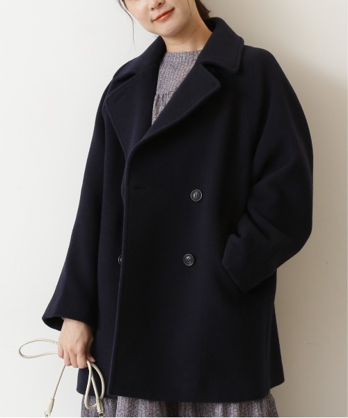 ナチュラルビューティーベーシック　アウター　コート　ピーコート NATURAL BEAUTY BASIC（ナチュラルビューティーベーシック