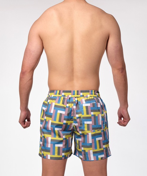 TOOT 水着 SWIMWEAR/Multi Block Surf Shorts メンズ : ZOZOTOWN