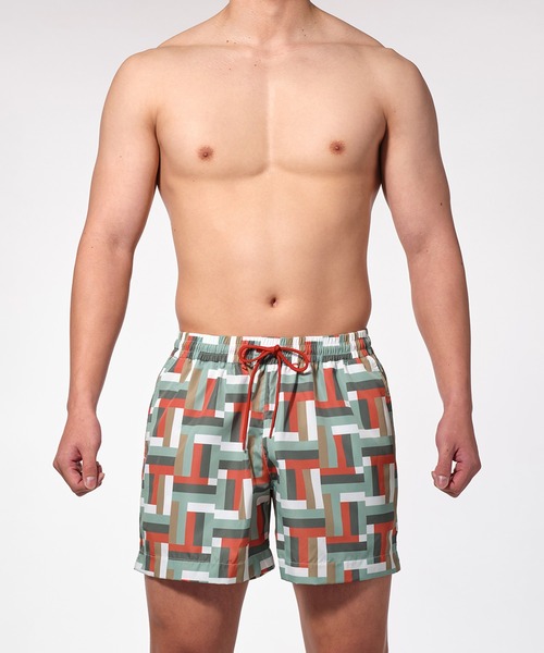 TOOT 水着 SWIMWEAR/Multi Block Surf Shorts メンズ : ZOZOTOWN