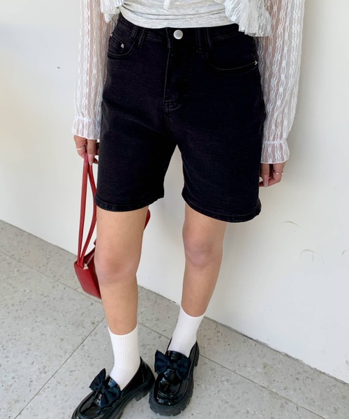 ハーフパンツ ジーンズ デニム デニムパンツ 短パン ウォッシュ