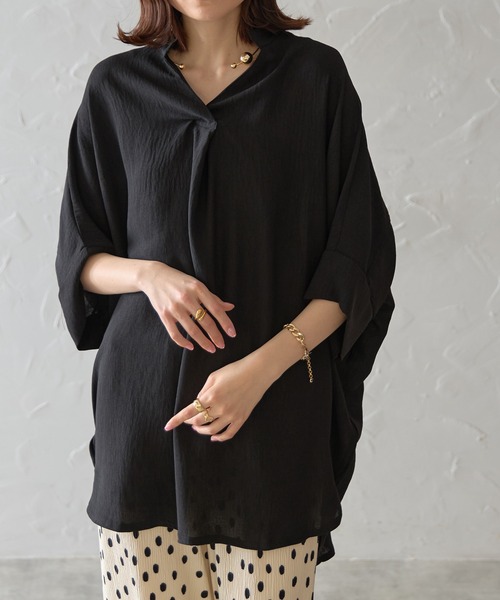 ブラウス シャツ スキッパードロストシャツ レディース Gready Brilliant ブラウス シャツ スキッパードロストシャツ