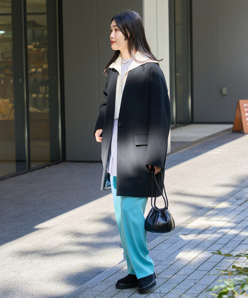 未使用♦︎JOURNALSTANDARD L’ESSAGE ノーカラーロングコート journal standard L'essage（ジャーナルスタンダード レサージュ