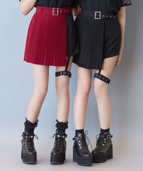 MELT THE LADY ダブルガーターショートパンツ 新品☆ダブルガーターリング付き ショートパンツ ガーターベルト
