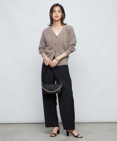 「NOLLEY'S Sophi」 ニットカーディガン 38 ベージュ レディース_画像4