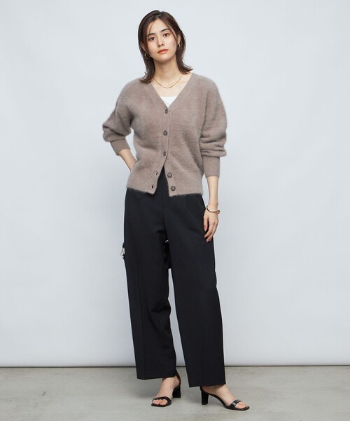 「NOLLEY'S Sophi」 ニットカーディガン 38 ベージュ レディース_画像5