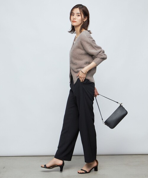 「NOLLEY'S Sophi」 ニットカーディガン 38 ベージュ レディース_画像6