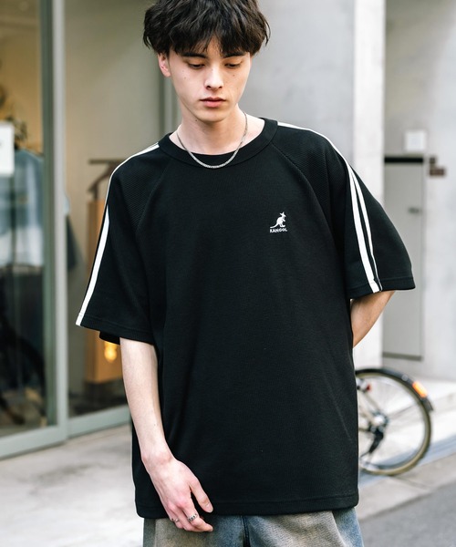 KANGOL tシャツ カンゴール 別注コラボ オーバーサイズ袖ライン