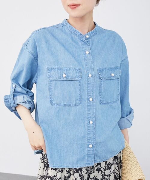 tシャツ 「洗える／日本製」きれいめに着られる衿付きスキッパー