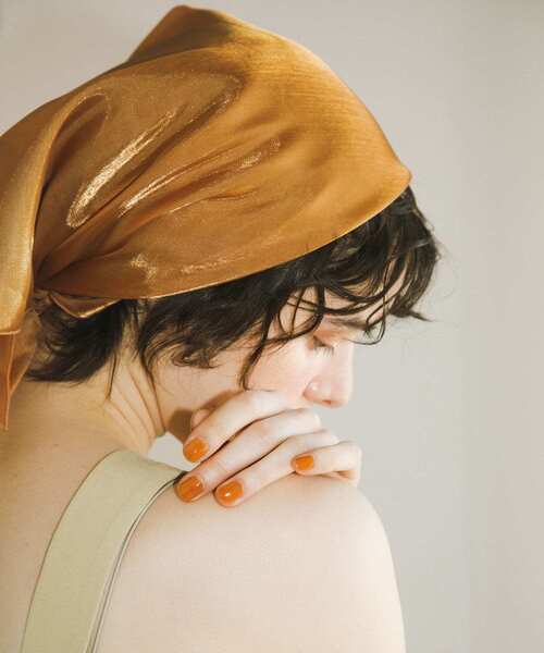 KBF（ケービーエフ） スカーフ バンダナ シアーグロススクエアスカーフ