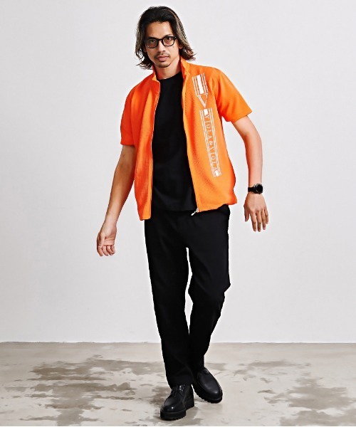 VIOLA ポロシャツ 「VIOLA rumore/ヴィオラ ルモーレ」フルZIP UP半袖