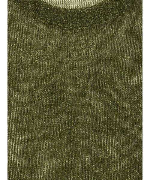 UN3D.（アンスリード） ニット セーター SHEER SLEEVELESS KT TOP