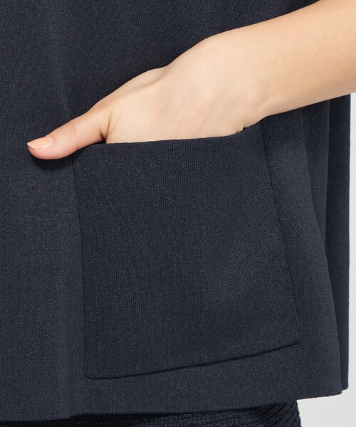 エポカ　La maglia dueニットショートジレ La maglia due | 上質なニットを纏って冬のデイリーをエレガントに