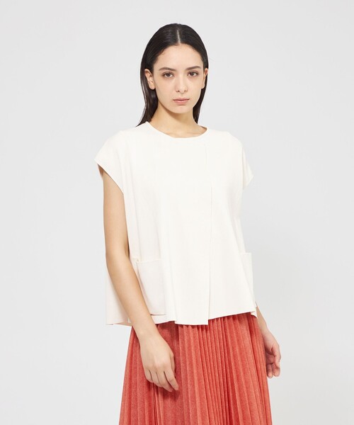 エポカ　La maglia dueニットショートジレ La maglia due | 上質なニットを纏って冬のデイリーをエレガントに