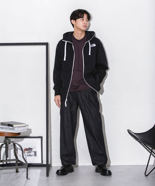 THE NORTH FACE ブラック ジップアップパーカー　XL THE NORTH FACE 「THE FACE」 ジップアップパーカー X-LARGE