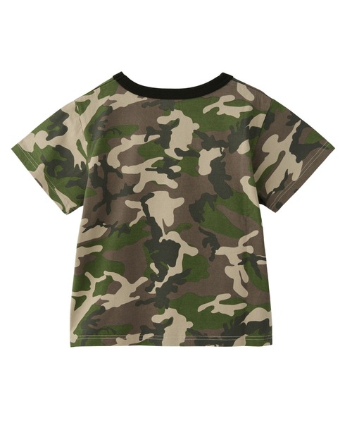 tシャツ CURSIVE LOGO CAMO S/S BABY TEE レディース CURSIVE LOGO CAMO S/S BABY TEE（Tシャツ/カットソー）｜X-girl