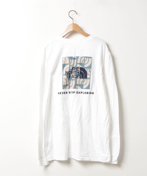 THE NORTH FACE ホワイト長袖Tシャツ ザ・ノース・フェイス THE NORTH FACE ザ ノースフェイス ロンT
