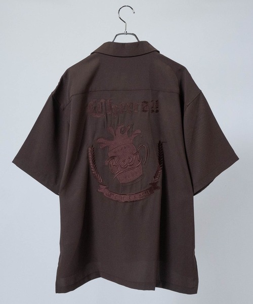 STAYSICKで買いました　ボウリングシャツ Lサイズ 黒とピンク STAYSICKで買いました ボウリングシャツ Lサイズ 黒とピンク