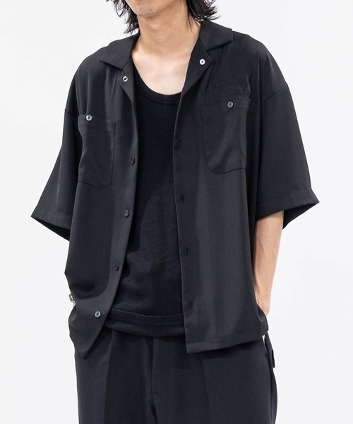 STAYSICKで買いました　ボウリングシャツ Lサイズ 黒とピンク STAYSICKで買いました ボウリングシャツ Lサイズ 黒とピンク