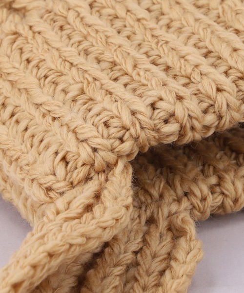 「CA4LA」 ニットキャップ ONESIZE グレー レディース_画像4