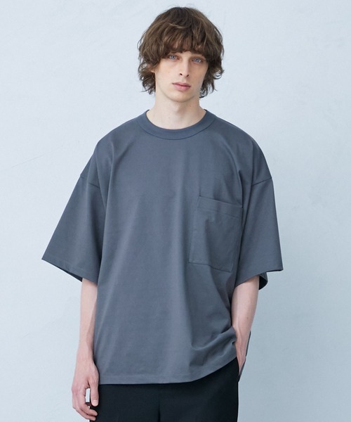 「PUBLIC TOKYO」 半袖Tシャツ 1 ホワイト メンズ