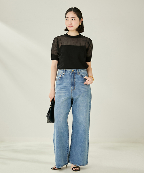 plageプラージュ＊SHEER C/Nニット＊新品未使用 plage ニット セーター SHEER C/N レディース : ZOZOTOWN Yahoo