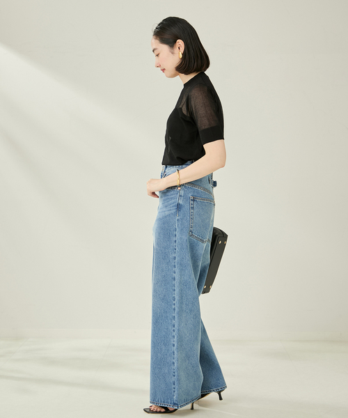 (plage)ニット plage ニット セーター SHEER C/N レディース : ZOZOTOWN Yahoo