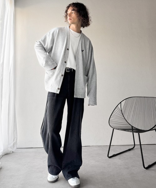 Classical Origin カーディガン 「ほどよいラフさ。」刺繍入り裏毛