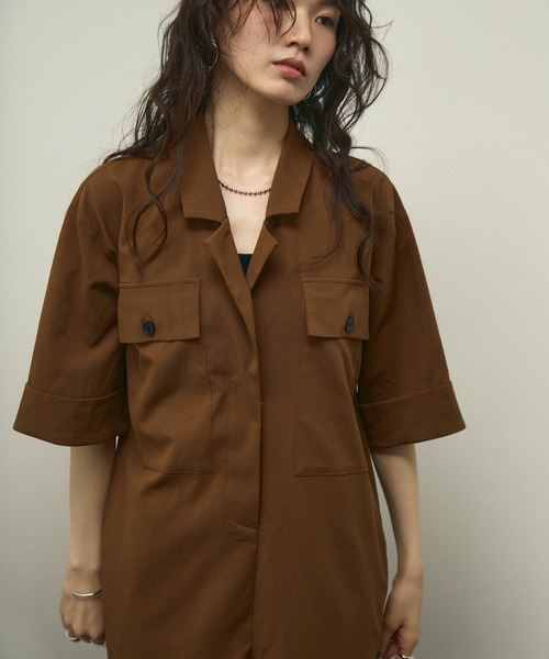 オールインワン Soft work tailor collar all in one / ソフトワーク