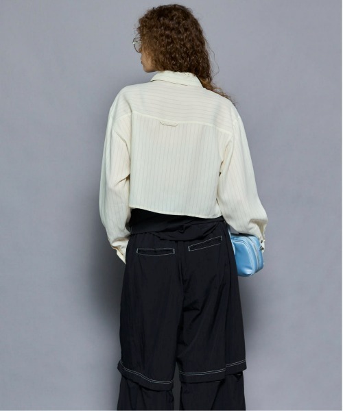 MAISON SPECIAL（メゾンスペシャル） ブラウス シャツ Tuck Stripe