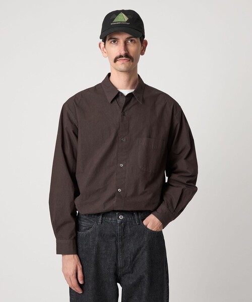 Steven Alan / ガーメントダイ ポプリン レギュラーカラー シャツ STEVEN ALAN シャツ 「Steven Alan」 ガーメントダイ ポプリン