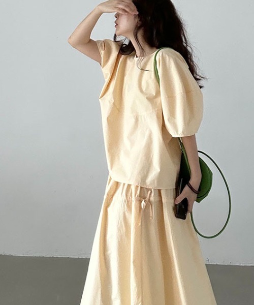 Aelina セットアップ 半袖トップス＋スカートセットアップ レディース