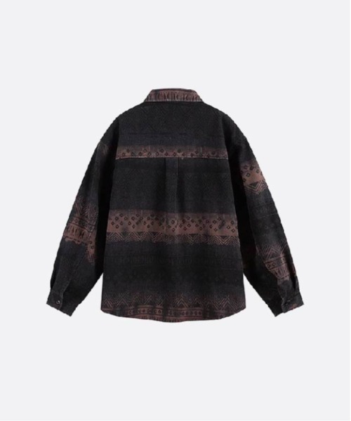 U：UME（ユーム） シャツ Corduroy Jacquard Shirt メンズ : ZOZOTOWN